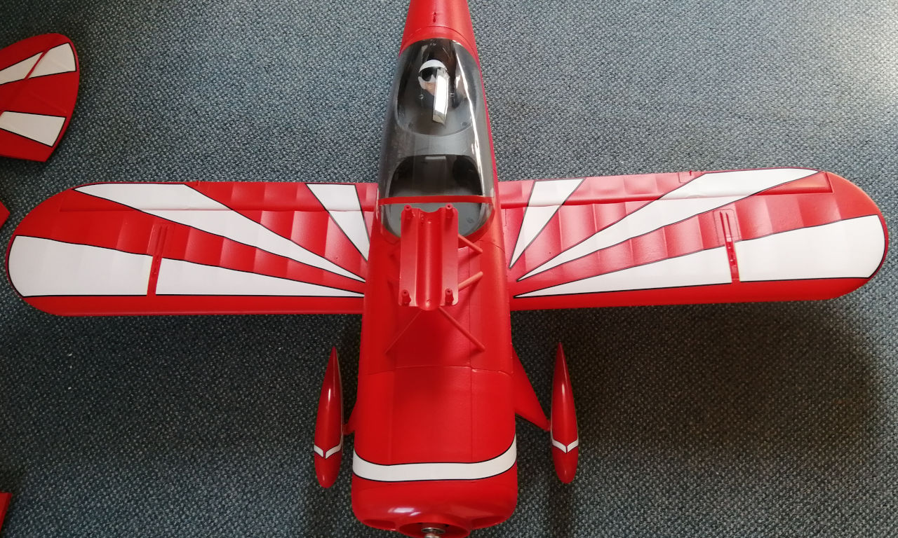 FMS Pitts V2 - mit unterer Fläche